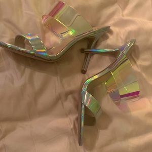 ALDO Holographic Heels Size 7